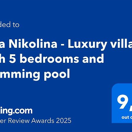 Villa Nikolina - Luxury Villa With 5 Bedrooms And Swimming Pool Vodnjan Kültér fotó